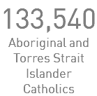 133,540 Aboriginal and Torres Strait Islander Catholics